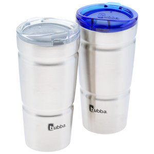 Additional Image 1 - two silver and blue tumblers