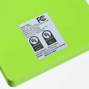 Additional Image 5 - a green rectangular object with silver stickers