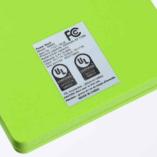 Additional Image 5 - a green rectangular object with silver stickers