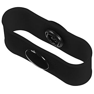 Additional Image 3 - a black rubber band with two circles