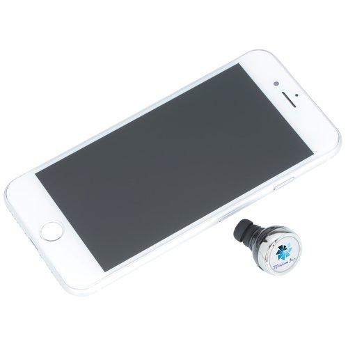 Additional Image 3 - a white cell phone with a screw on it