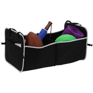 Additional Image 1 - a black basket with a black handle