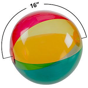 Additional Image 2 - a colorful beach ball with black lines