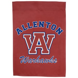 Additional Image 1 - a red sign with blue letters