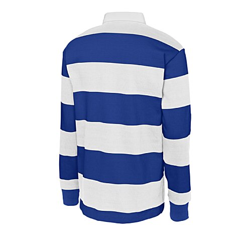 Additional Image 1 - a blue and white striped shirt