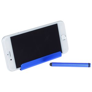 Additional Image 4 - a white cell phone with a blue stylus