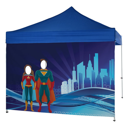 Additional Image 1 - a blue tent with a couple of people in the background