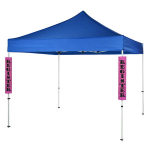 Additional Image 3 - a blue tent with pink poles