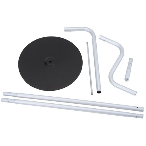 Additional Image 2 - a black circle with white tubes and white tubes