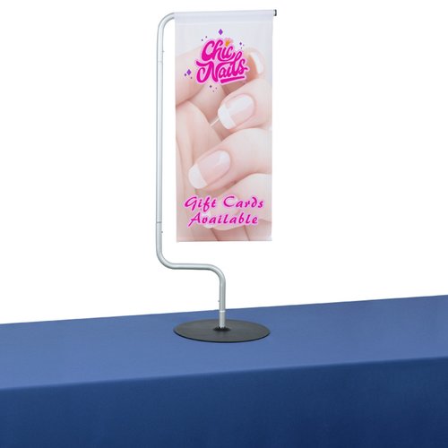 Additional Image 1 - a banner on a blue surface