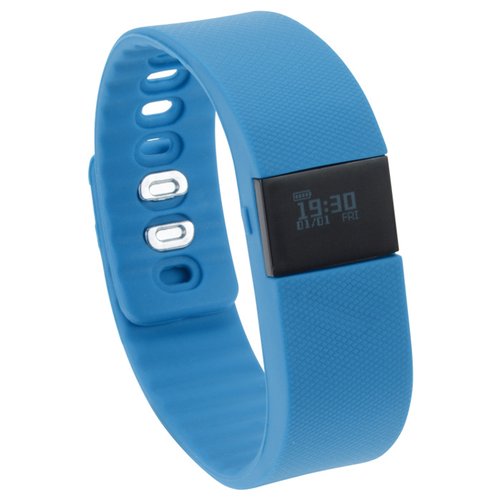 Additional Image 3 - a blue wristband with black band