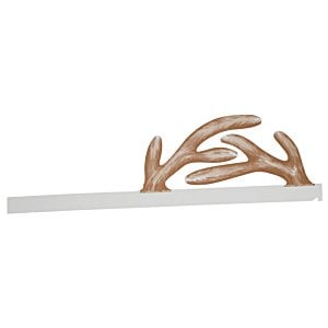 Additional Image 1 - a white object with a brown design