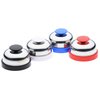 a group of round objects