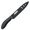 Additional Image 1 - a black knife with a black handle