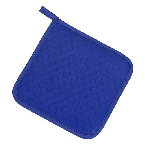 Additional Image 1 - a blue pot holder with a handle