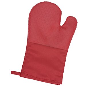 Additional Image 1 - a red oven glove on a white background