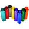 a group of colorful bottles