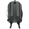 a black backpack with legs