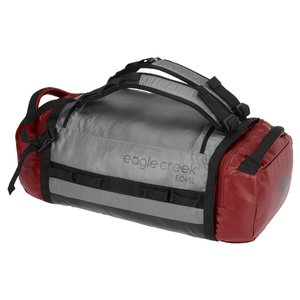 Additional Image 3 - a black and red duffel bag