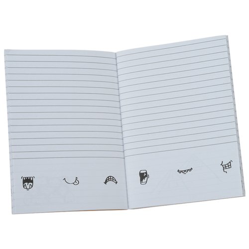 Additional Image 6 - a white folded paper with black and white stickers