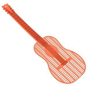 Additional Image 2 - a red guitar on a white background