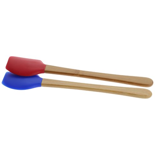 Additional Image 1 - a pair of drumsticks with a red and blue rubber head