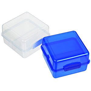 Additional Image 5 - a blue and white plastic container