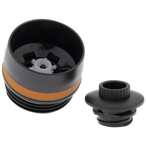 Additional Image 2 - a black and orange object with a nut