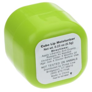 Additional Image 2 - a green cube with white label