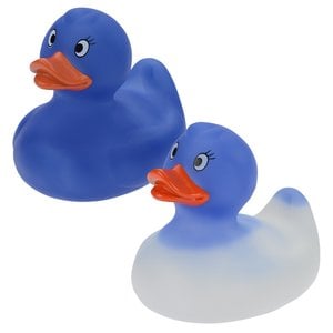 Additional Image 2 - a pair of blue rubber ducks