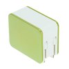 View Image 4 of 5 of 2 Port USB Folding Wall Charger - Metallic