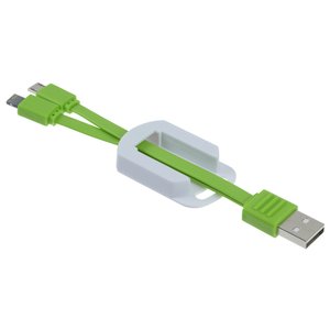 Additional Image 3 - a green and white cable