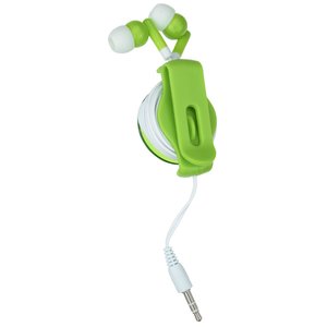 Additional Image 1 - a green and white headphones