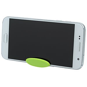 Additional Image 3 - a white cell phone with a green screen