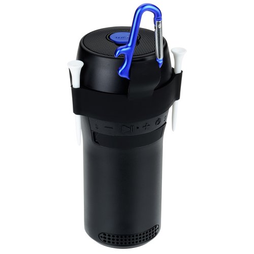 Additional Image 1 - a black cup with a blue straw