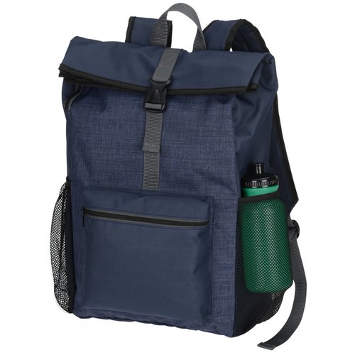 Additional Image 1 - a blue backpack with a green handle