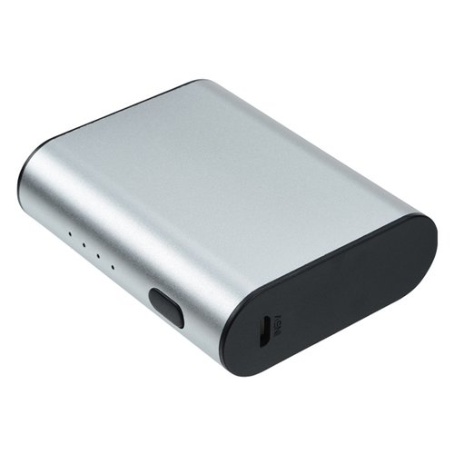 Additional Image 2 - a silver rectangular object with a black button
