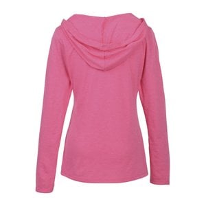 Additional Image 1 - a pink hoodie on a mannequin