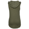 View Image 2 of 3 of Optimal Tri-Blend Sleeveless Hooded T-Shirt - Ladies'