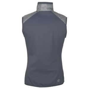 Additional Image 1 - a grey vest with black trim