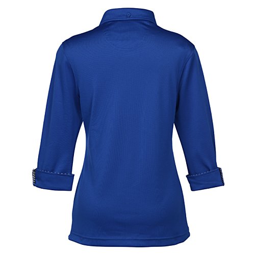 Additional Image 1 - a blue shirt with long sleeves