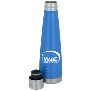 Additional Image 1 - a blue and silver thermos