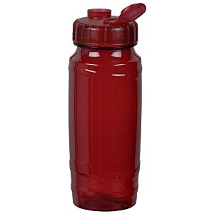 Additional Image 1 - a red water bottle with a straw