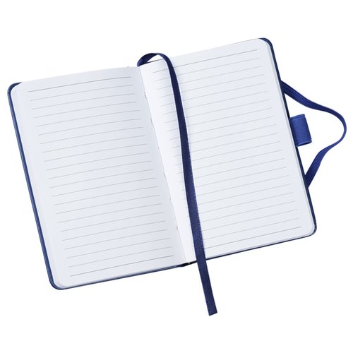 Additional Image 1 - a white notebook with a black strap