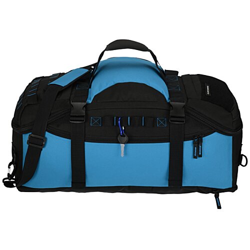 Additional Image 1 - a blue and black duffel bag