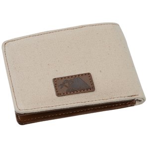Additional Image 1 - a white wallet with a logo