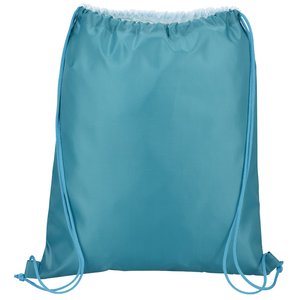 Additional Image 1 - a blue bag with drawstrings