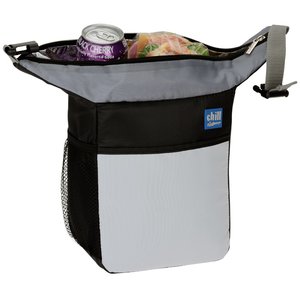 Additional Image 1 - a black and white trash can
