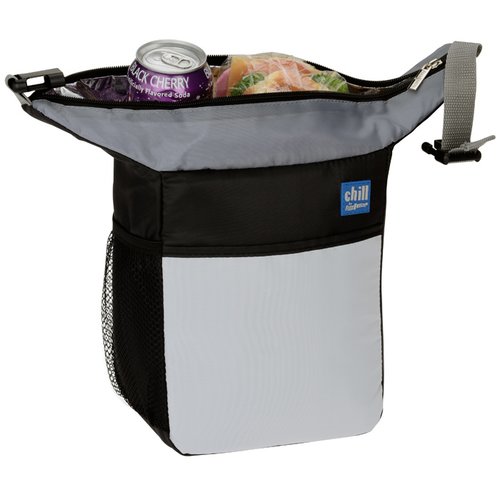Additional Image 1 - a black and white trash can