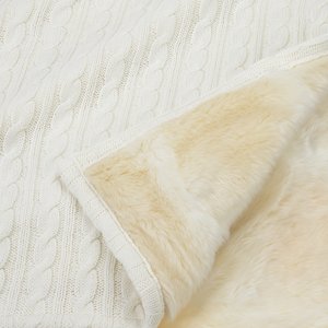 Additional Image 1 - a white blanket on a bed